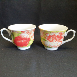 Чашка чайная с цветочным узором, фарфор Best home porcelain. Китай. Цена за 1 шт